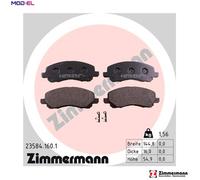 BRAKE PAD SET DISC BRAKE 23584.160.1 FOR MITSUBISHI SPACE/RUNNER OUTLANDER 2.0L