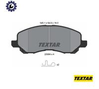 Genuine OE Textar Brake Pads Full Set Of 4 Front 2358401