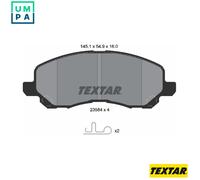 Genuine OE Textar Brake Pads Full Set Of 4 Front 2358401