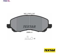 Brake Pads Full Set Of 4 Front 2358401 Textar Citroen Dodge Mitsubishi Peugeot