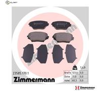 Brake pads 23585.170.1 ZIMMERMANN for TOYOTA RAV 4 Mk II