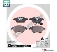BRAKE PAD SET DISC BRAKE 23587.200.1 FOR SKODA OCTAVIA/II/Combi LAURA SUPERB A1