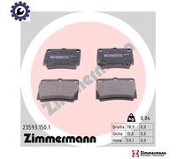 ZIMMERMANN 23593.150.1 Brake pad set