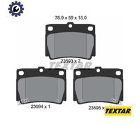 BRAKE PAD SET DISC BRAKE 2359301 FOR MITSUBISHI CHALLENGER/II/SHOGUN/SPORT 3.2L