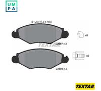 Textar Car Brake Pad Front Caliper Screws For Citroën 2359703
