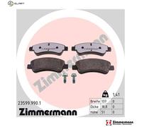 ZIMMERMANN 23599.990.1 Brake pad set