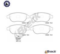 BRAKE PAD SET DISC BRAKE 23600 00 701 00 FOR PEUGEOT 207/207+ 307/Break 1.6L