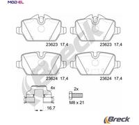 BRAKE PAD SET DISC BRAKE 23623 00 704 00 FOR BMW N46B20CB/B/C/BD 2.0L 4cyl 3 E90
