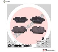 ZIMMERMANN 23623.170.1 Brake pad set