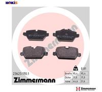 ZIMMERMANN 23623.170.1 Brake pad set