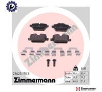 ZIMMERMANN 23623.170.3 Brake pad set