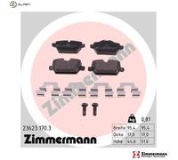 ZIMMERMANN 23623.170.3 Brake pad set