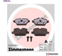 BRAKE PAD SET DISC BRAKE 23623.970.1 FOR BMW N46B20C/BD/CB 2.0L 4cyl 3 E90