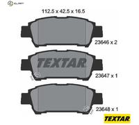 Brake Pads Set Rear Textar 2364601 0446028040 0446628030 0446628040 0446628050