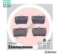 ZIMMERMANN 23656.140.1 Brake pad set
