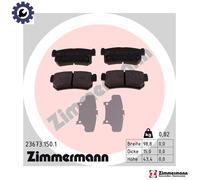 ZIMMERMANN 23673.150.1 Brake pad set