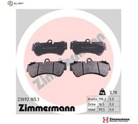 ZIMMERMANN 23692.165.1 Brake pad set