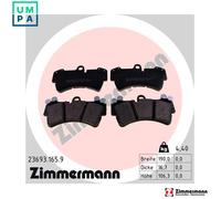 BRAKE PAD SET DISC BRAKE 23693.165.9 FOR VW BMX/BKJ/AZZ/BRJ 3.2L 6cyl TOUAREG