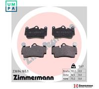 ZIMMERMANN 23694.165.1 Brake pad set