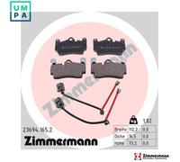 ZIMMERMANN 23694.165.2 Brake pad set