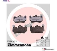 ZIMMERMANN 23694.965.1 Brake pad set