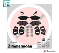 ZIMMERMANN 23706.180.3 Brake pad set