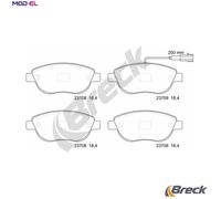 BRAKE PAD SET DISC BRAKE 23708 00 701 10 FOR FIAT MULTIPLA BRAVO/II STILO 0.9L