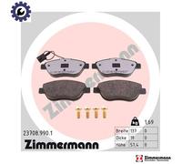 BRAKE PAD SET DISC BRAKE 23708.990.1 FOR FIAT DOBLO/Platform/Chassis/MPV/Combi