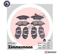 ZIMMERMANN 23711.190.1 Brake pad set