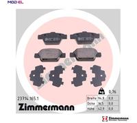 ZIMMERMANN 23714.165.1 Brake pad set