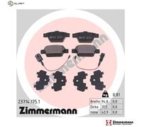 ZIMMERMANN 23714.175.1 Brake pad set
