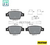 BRAKE PAD SET DISC BRAKE 2371403 FOR FIAT BRAVO/II/Van RITMO/III LINEA LANCIA