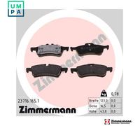 BRAKE PAD SET DISC BRAKE 23716.165.1 FOR MINI W17 D14 /1ND 1.4L W10 B14 A 1.4L