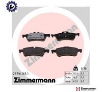 ZIMMERMANN 23716.165.1 Brake pad set