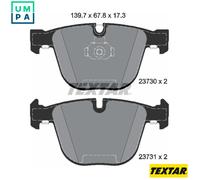 BRAKE PAD SET DISC BRAKE 2373001 FOR BMW N73B60B/A 6.0L 12cyl 7 E65, E66, E67