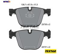 BRAKE PAD SET DISC BRAKE 2373001 FOR ROLLS-ROYCE PHANTOM/VII/Drophead BENTLEY
