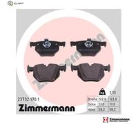 BRAKE PAD SET DISC BRAKE 23732.170.1 FOR BMW N46 B20 CD 2.0L N20B20C 2.0L 4cyl