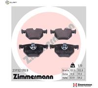 BRAKE PAD SET DISC BRAKE 23732.170.9 FOR BMW N46 B20 CD 2.0L N20B20C 2.0L 4cyl