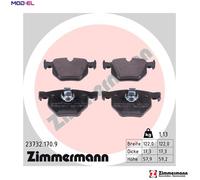 BRAKE PAD SET DISC BRAKE 23732.170.9 FOR BMW N46 B20 CD 2.0L N20B20C 2.0L 4cyl