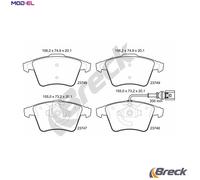BRAKE PAD SET DISC BRAKE 23746 10 703 10 FOR VW CARAVELLE/KOMBI/Bus/Mk/VI/T6