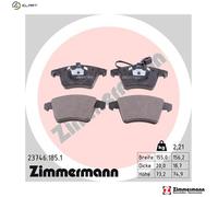 BRAKE PAD SET DISC BRAKE 23746.185.1 FOR VW CARAVELLE/TRANSPORTER/Bus/KOMBI/Mk