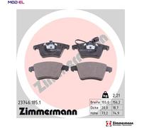 BRAKE PAD SET DISC BRAKE 23746.185.1 FOR VW CARAVELLE/TRANSPORTER/Bus/KOMBI/Mk