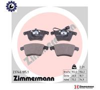 ZIMMERMANN 23746.185.1 Brake pad set