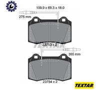 BRAKE PAD SET DISC BRAKE 2375301 FOR PEUGEOT 4HX 2.2L 4cyl 406XFX /XFZ 2.9L 406