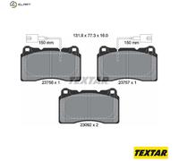 TEXTAR 2375603 Brake pad set
