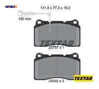 BRAKE PAD SET DISC BRAKE 2375701 FOR ALFA ROMEO LANCIA MASERATI 2.0L 4cyl 159