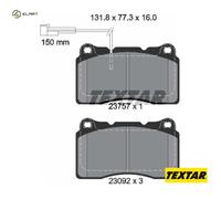 BRAKE PAD SET DISC BRAKE 2375701 FOR ALFA ROMEO LANCIA MASERATI 2.0L 4cyl 159