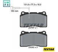 BRAKE PAD SET DISC BRAKE 2375701 FOR ALFA ROMEO LANCIA MASERATI 2.0L 4cyl 159
