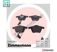 ZIMMERMANN 23763.200.1 Brake pad set