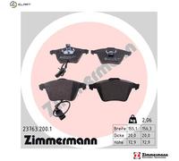 ZIMMERMANN 23763.200.1 Brake pad set